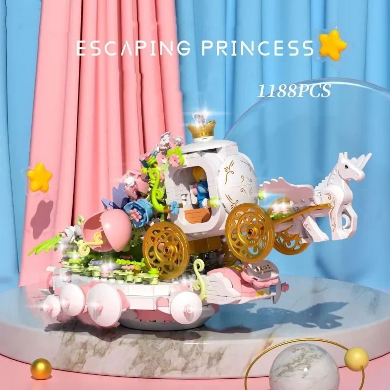 2023 Fashionable and Creative Fairy Tale Princess Escape Pumpkin Carriage Model Building Blocks Children's Toy Gifts
2023 Fashionable and Creative Fairy Tale Princess Escape Pumpkin Carriage Model Building Blocks Children's Toy Gifts