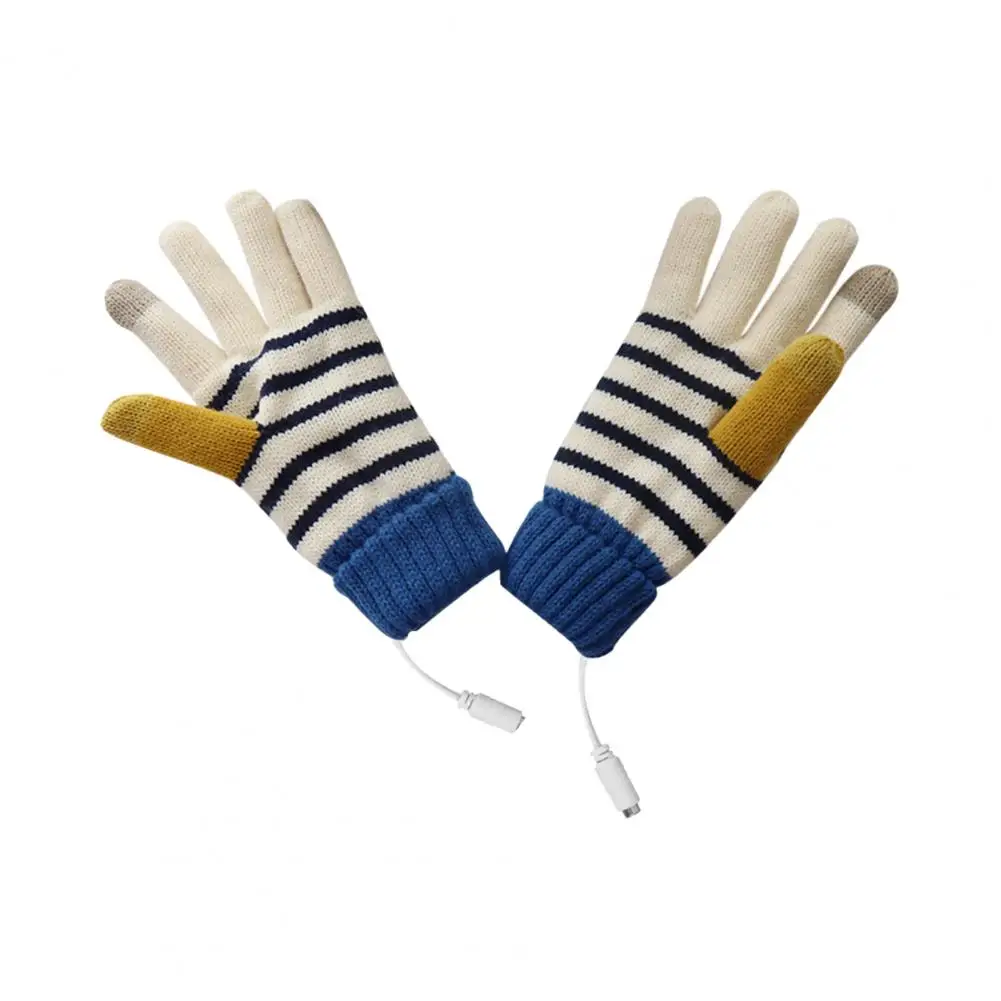 Electric Heated Gloves 1 Pair Useful USB Heating Lovely Plush Knitting Skiing Gloves Riding Supplies
Electric Heated Gloves 1 Pair Useful USB Heating Lovely Plush Knitting Skiing Gloves Riding Supplies