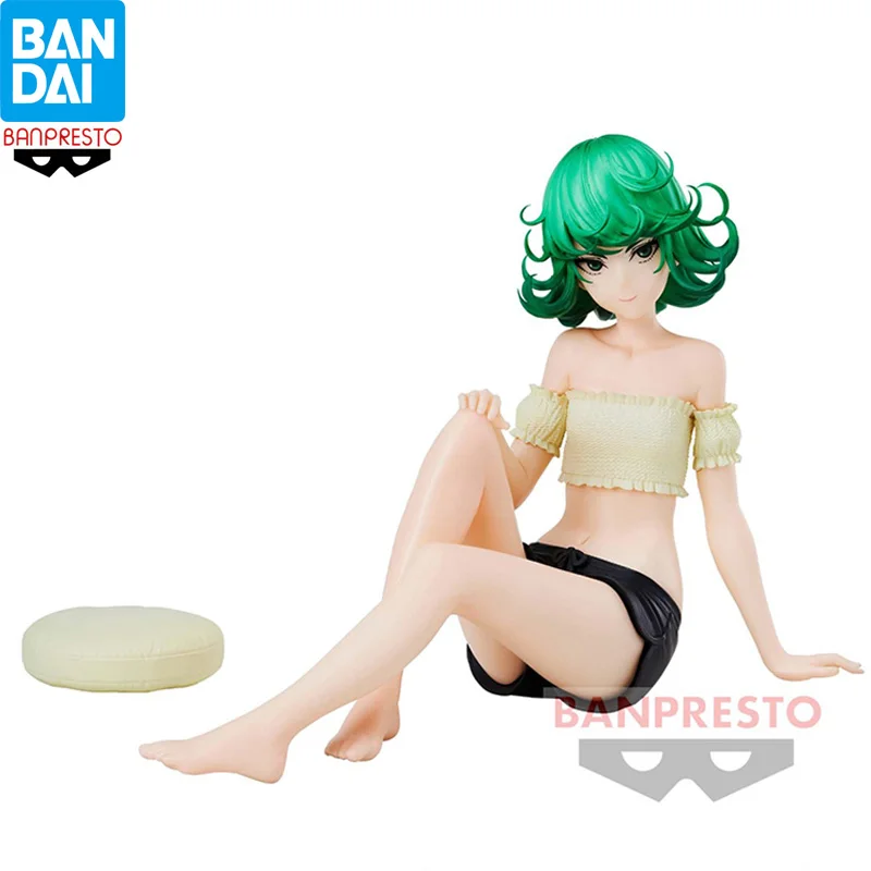 

In Stock Bandai Banpresto Relax time One Punch Man Tornado Genuine Original Anime Figure Model Toy Action Figures Collection Pvc