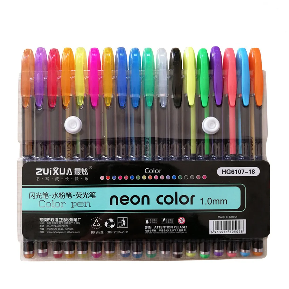 

_ Гелевая ручка с чернилами 10 мм, неоновая цветная ручка в комплекте, ручка для творчества, рисования, раскрашивания, подарок (разные цвета)