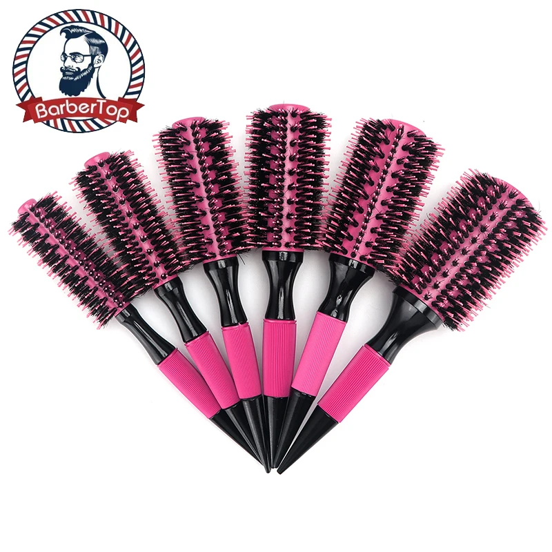 

Barbertop Round Comb Hair Comb Styling Tools Barbershop Salon Hairdressing Curling Hair Brushes Combs