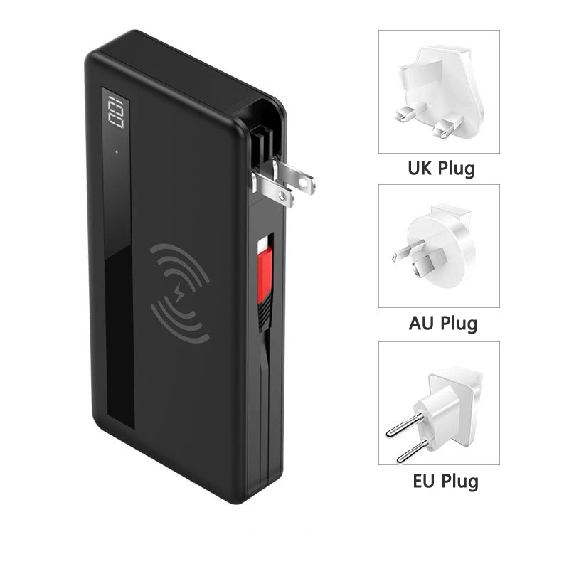 Wall Charger Power Bank Wireless Portable Powerbank for iPhone 15 Xiaomi Samsung with AC Plug Cable Charge Station Spare Battery 
Wall Charger Power Bank Wireless Portable Powerbank for iPhone 15 Xiaomi Samsung with AC Plug Cable Charge Station Spare Battery