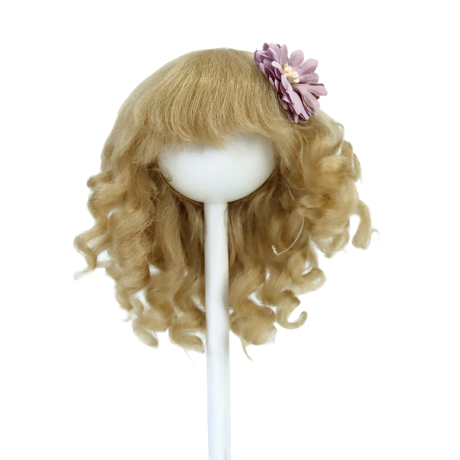 

Aidolla DIY 1/3 BJD Doll Hair Wig mohair Long Bangs Curly Hair Doll Accessories Big Roll Wavy Wig For DIY Dollfie Dream BJD Doll