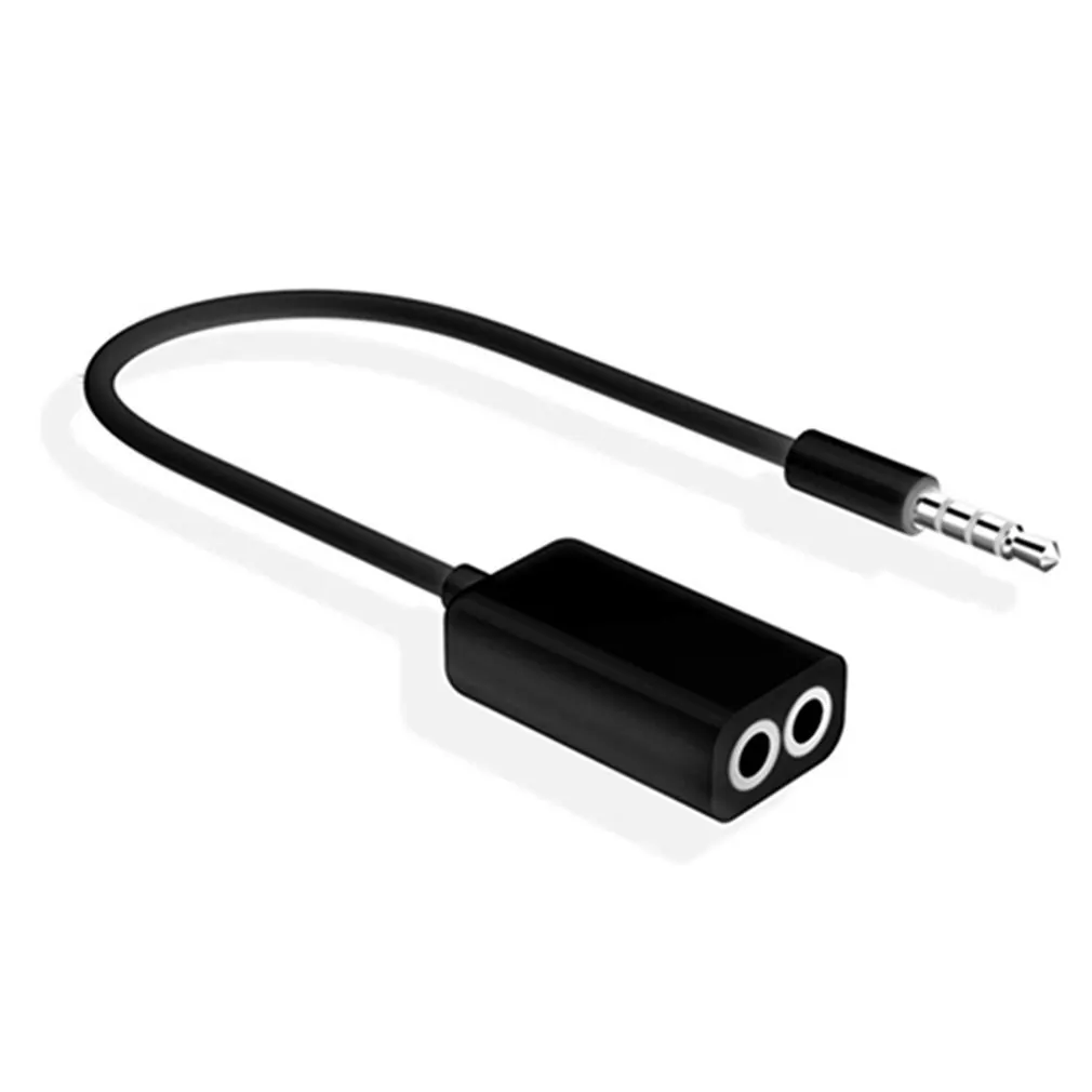 3.5mm Double Earphone Headphone Splitter Cable Cord Adapter Jack Plug Audio Cable Cellphone Accessories
3.5mm Double Earphone Headphone Splitter Cable Cord Adapter Jack Plug Audio Cable Cellphone Accessories