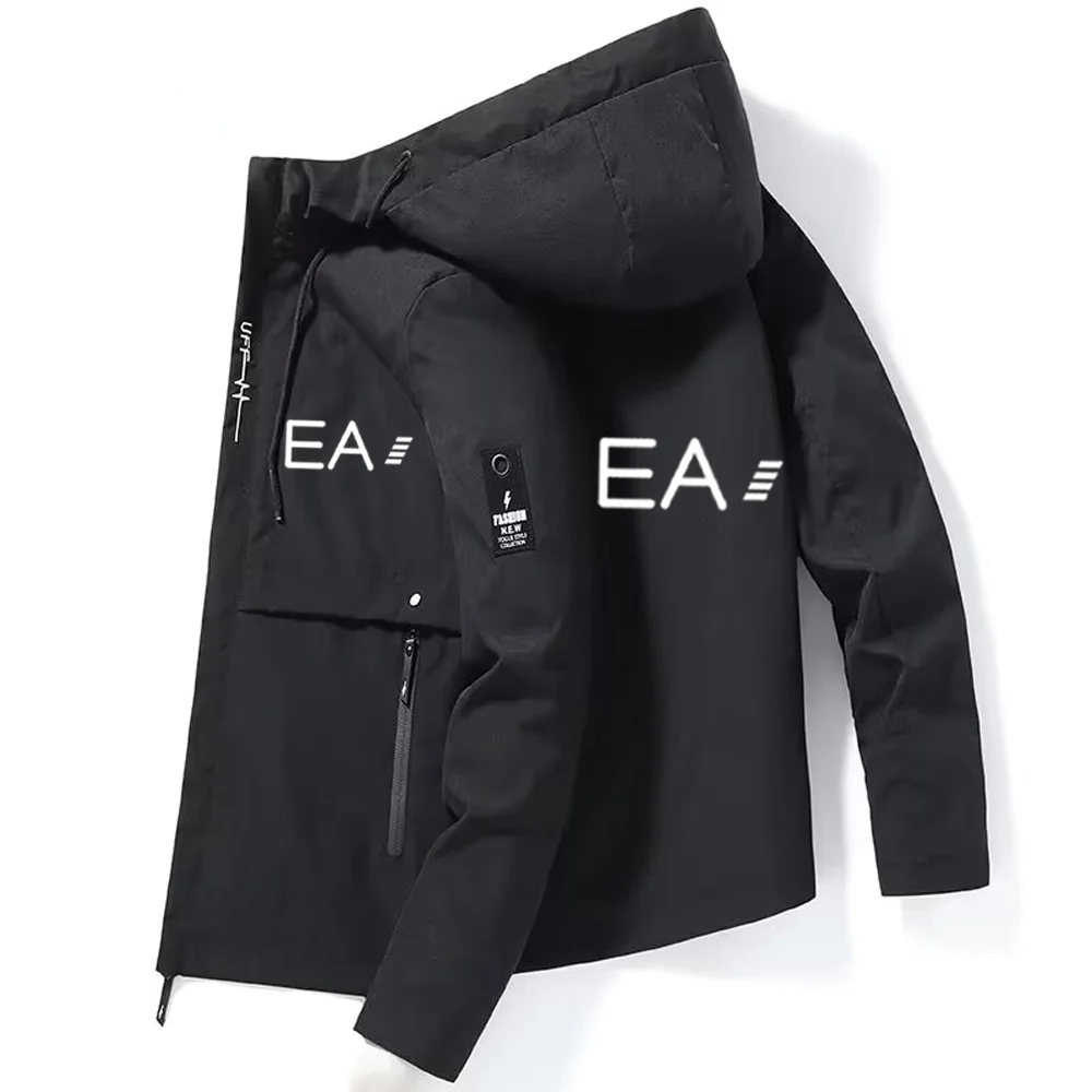2024 Jacket Men's Spring Autumn Solid Zip Hooded Jacket Fashion Men's Top Coat Men's Clothing
2024 Jacket Men's Spring Autumn Solid Zip Hooded Jacket Fashion Men's Top Coat Men's Clothing