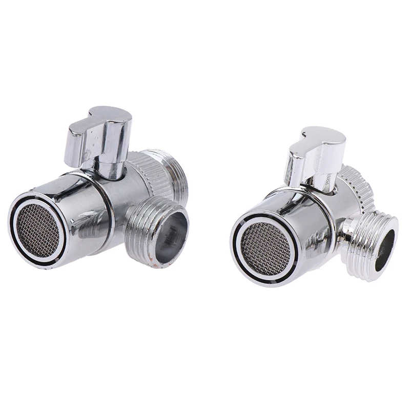 

Zinc Alloy Switch Faucet Adapter Kitchen Sink Splitter Diverter Valve Water Tap Connector For Toilet Bidet Shower Bathroom 1pc