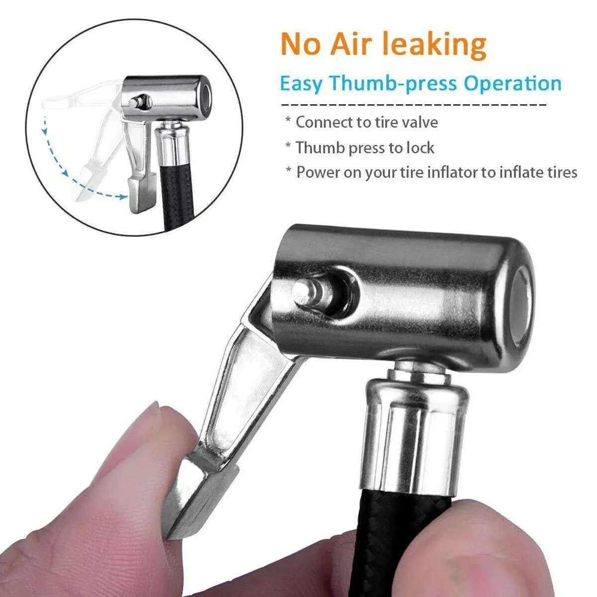 Tool Inflator Extension Tube Tyre Adapter Connector Converter For Bike Motor Car Hose None Leaking Nozzle Pump
Tool Inflator Extension Tube Tyre Adapter Connector Converter For Bike Motor Car Hose None Leaking Nozzle Pump