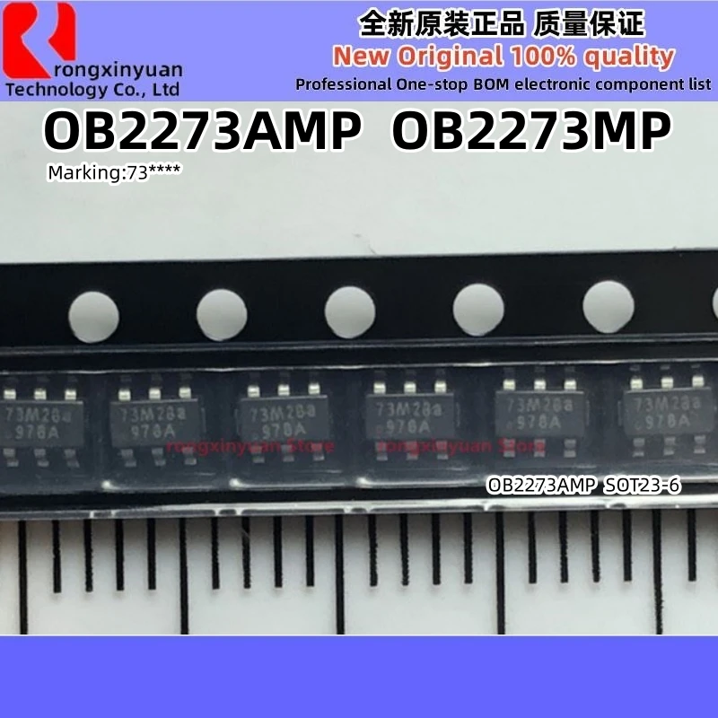 

10-100Pcs/lot OB2273AMP 73**** SOT23-6 OB2273MP OB2273A OB2273 High Performance Current Mode PWM Controller 100% New original