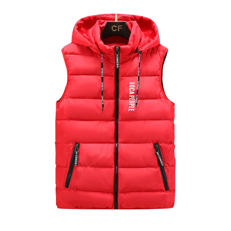 Brand Men's Outdoor Vests Winter Cotton-Padded Hot Sale Men Warm Hooded Waistcoat Casual Male Jacket Drop Ship
Brand Men's Outdoor Vests Winter Cotton-Padded Hot Sale Men Warm Hooded Waistcoat Casual Male Jacket Drop Ship