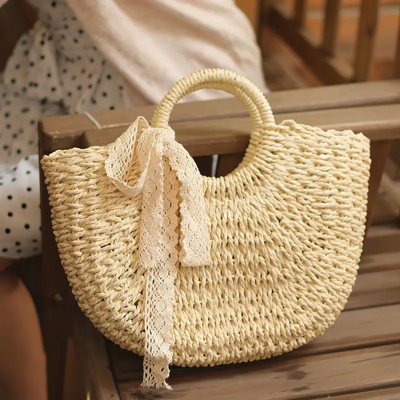 Handicrafted Woven Bag for Women 2023 New Edition Lace Woven Grass Woven Beach Bag Handbag Crossbody Bag
Handicrafted Woven Bag for Women 2023 New Edition Lace Woven Grass Woven Beach Bag Handbag Crossbody Bag