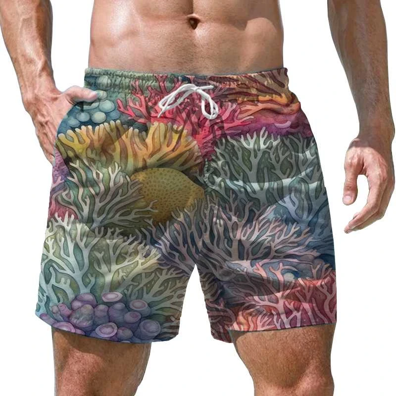 Seabed Board Graphic Shorts Pants Men Summer Hawaii Beach Shorts 3D Printing Coral Pattern Cool Swimsuit Gym Surf Swim Trunks
Seabed Board Graphic Shorts Pants Men Summer Hawaii Beach Shorts 3D Printing Coral Pattern Cool Swimsuit Gym Surf Swim Trunks