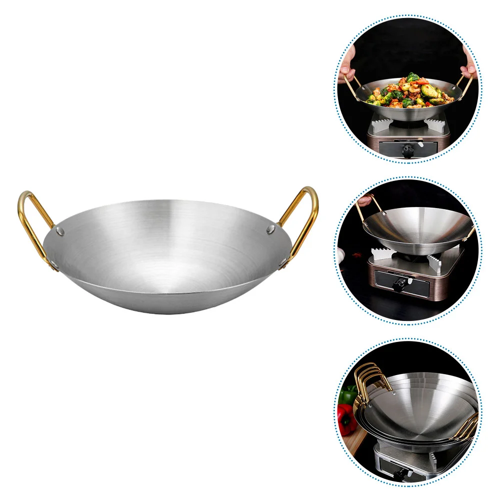 Stainless Steel Frying Pan Large Induction Pan Versatile Stainless Steel Skillet Induction Cooktop Gas Stove Soup Cookware for
Stainless Steel Frying Pan Large Induction Pan Versatile Stainless Steel Skillet Induction Cooktop Gas Stove Soup Cookware for