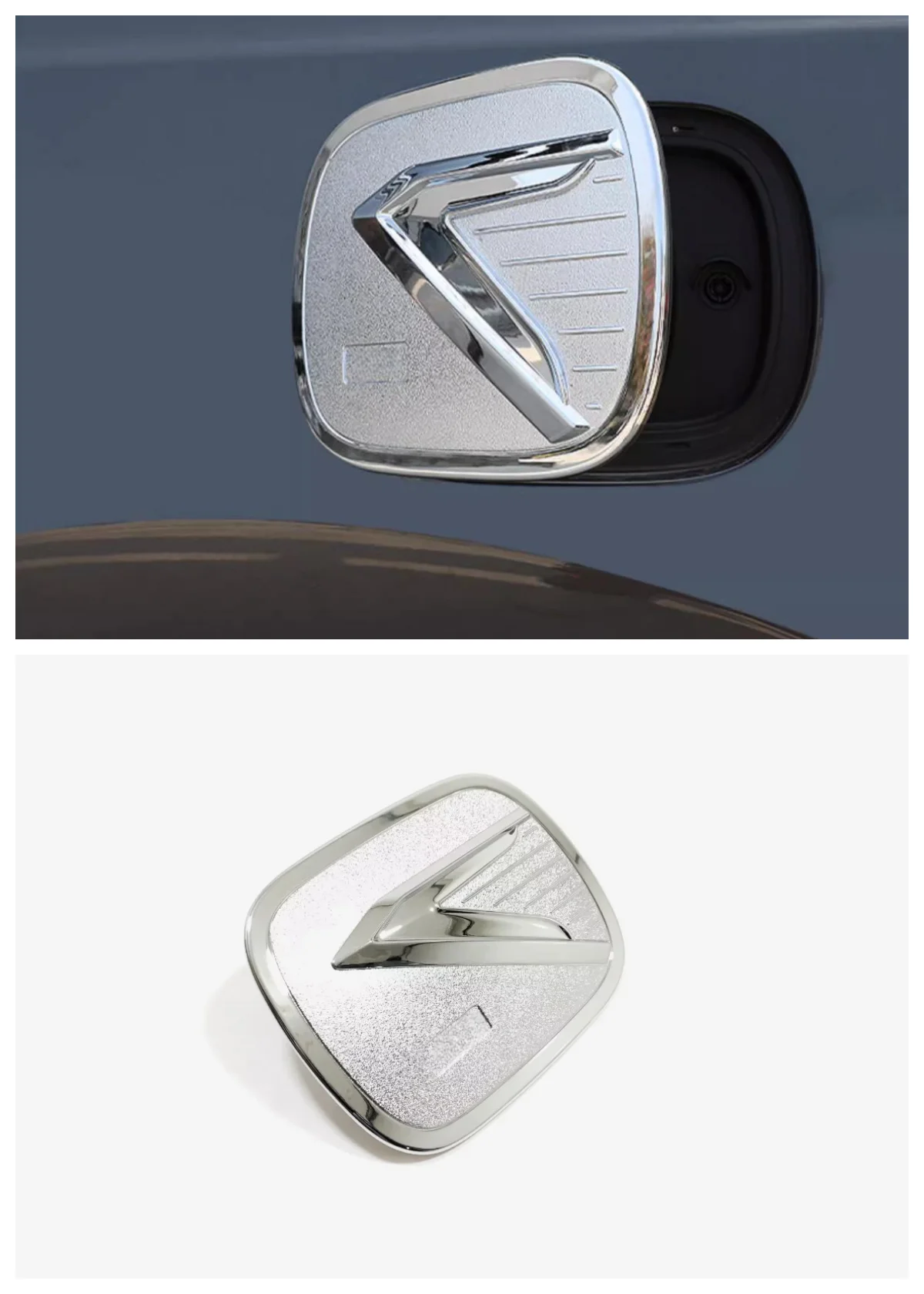 Suitable for 2023 Li Auto L7 right fuel tank cover decorative frame left charging port cover decorative frame ABS car parts
Suitable for 2023 Li Auto L7 right fuel tank cover decorative frame left charging port cover decorative frame ABS car parts
