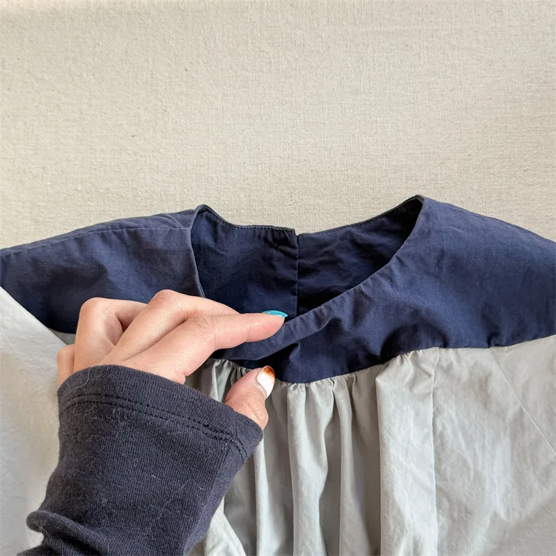 2025 Spring New Girls Puff Sleeve Shirts Children Long Sleeve T Shirts Baby Girl Cotton Blouse Infant Loose Tops Kids Clothes 27 S1c828e05a2624f01b7e3bcfc044ff7a22