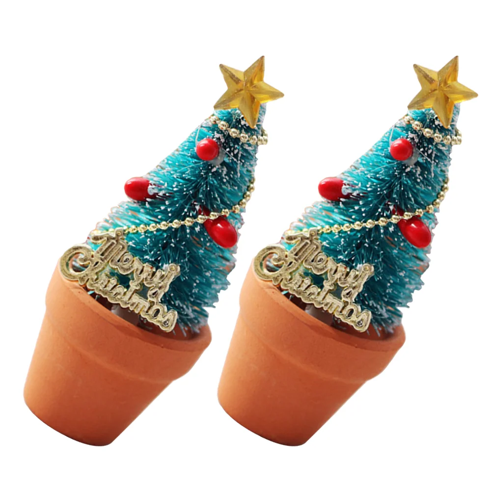 2 Pcs Dollhouse Christmas Tree Girl Room Decor Mini Accessory Ornament Resin Potted
2 Pcs Dollhouse Christmas Tree Girl Room Decor Mini Accessory Ornament Resin Potted