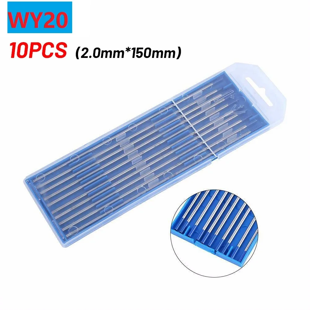 10Pcs Professional Tungsten Electrode TIG Welding Rods 2.0mm 3.0mm 3.2mm 4.0mm 150mm Length Soldering Supplies
10Pcs Professional Tungsten Electrode TIG Welding Rods 2.0mm 3.0mm 3.2mm 4.0mm 150mm Length Soldering Supplies