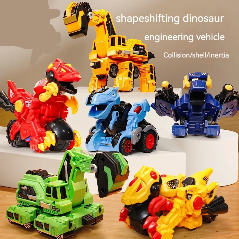 Dinosaur Transformation Car Toy Crash Transformation Chariot King Kong Robot Boy Toy Birthday Gift
Dinosaur Transformation Car Toy Crash Transformation Chariot King Kong Robot Boy Toy Birthday Gift