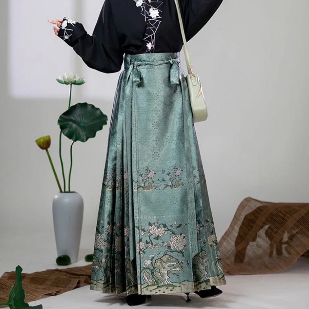 Stylish Daily Leisure Horse-face Skirt Improved Hanfu Adjustable Waist Chinese Style Lace-up National Style Retro Jacquard
Stylish Daily Leisure Horse-face Skirt Improved Hanfu Adjustable Waist Chinese Style Lace-up National Style Retro Jacquard