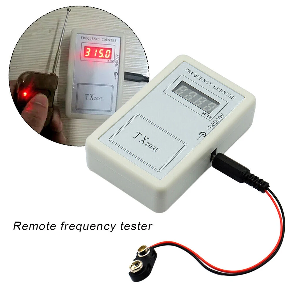 1x Car Key Remote Control RF Handheld Frequency Counter Tester (Batteries Not Included) 250-450MHZ DC 7.5-10V 51mA 92*56*24mm
1x Car Key Remote Control RF Handheld Frequency Counter Tester (Batteries Not Included) 250-450MHZ DC 7.5-10V 51mA 92*56*24mm