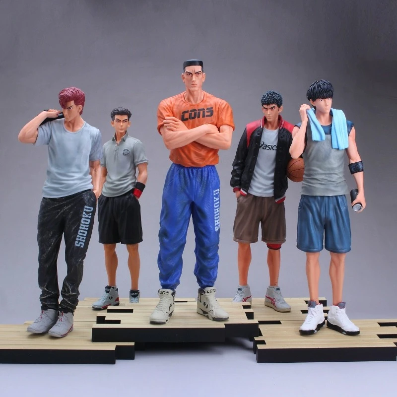 SLAM DUNK Mitsui Hisashi Rukawa Kaede Sakuragi Hanamichi Figure 30CM Pvc Collection Desktop Ornament Decoration Children Toys
SLAM DUNK Mitsui Hisashi Rukawa Kaede Sakuragi Hanamichi Figure 30CM Pvc Collection Desktop Ornament Decoration Children Toys