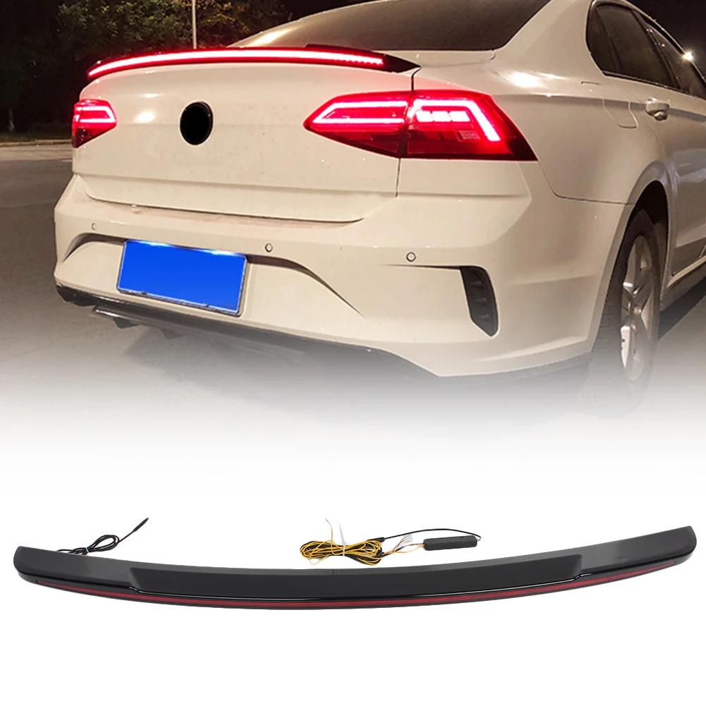 Streamer Car Rear Tail Trunk Spoiler Wing Lip Cover Trim Spoilers w/ LED Brake Tail Light For Mazda 3 Axela 2012-2016 2017 2018
Streamer Car Rear Tail Trunk Spoiler Wing Lip Cover Trim Spoilers w/ LED Brake Tail Light For Mazda 3 Axela 2012-2016 2017 2018