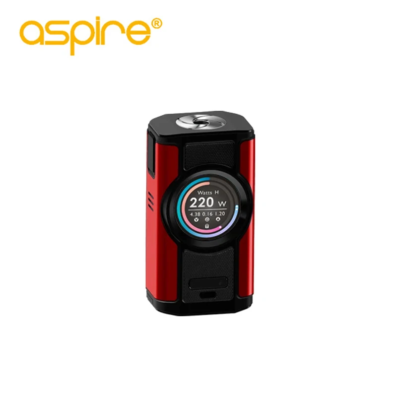 

Electronic Cigarette Aspire Dynamo 220W Vape Mod fit 510 thread Support VW VV Bypass CPS TC TCR Modes 2 inch TFT Screen box mod