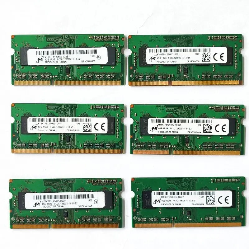 Micron DDR3 RAMS 4GB 1600MHz Laptop memory DDR3 4GB 1RX8 PC3L-12800S-11-11-B2 1.35v
Micron DDR3 RAMS 4GB 1600MHz Laptop memory DDR3 4GB 1RX8 PC3L-12800S-11-11-B2 1.35v