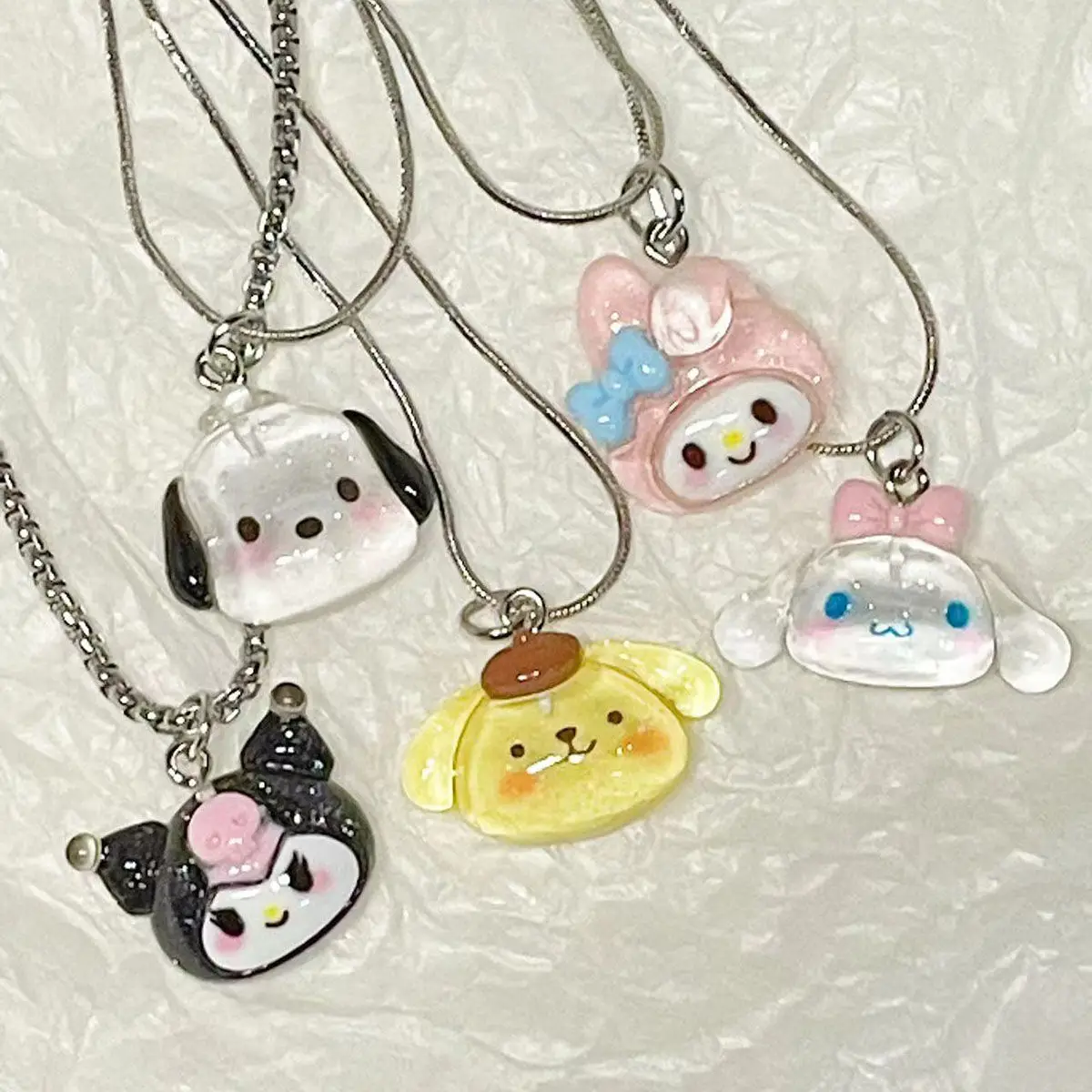 Kuromi Mymelody Cinnamoroll pompurin понравичко Sanrio милый мультяшный милый тонкий светящийся на ключицу ожерелье аниме игрушка для девочки подарок
Kuromi Mymelody Cinnamoroll pompurin понравичко Sanrio милый мультяшный милый тонкий светящийся на ключицу ожерелье аниме игрушка для девочки подарок