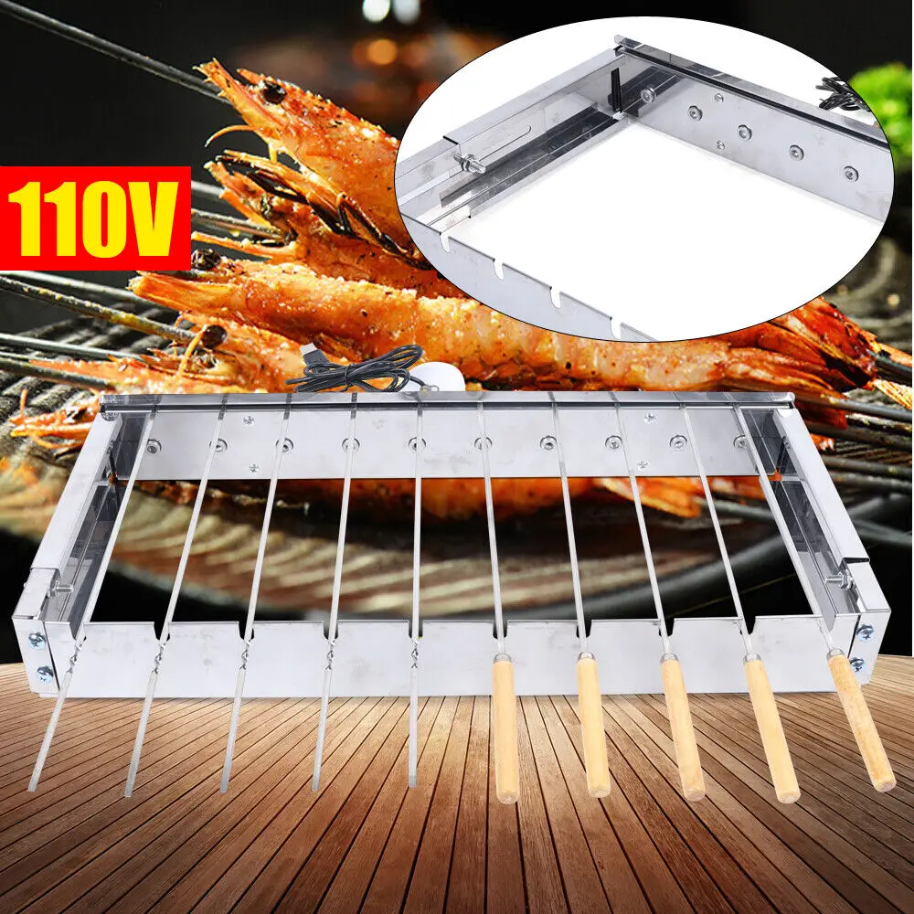 

Electric Oven Smokeless Automatic Rotating Lamb Skewer Kebab BBQ Machine Barbecue Grill Roaster Hot Pot Stove Griddle Frying Pan