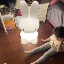 Cute Rabbit LED Night Light Remote Control 16 Colors Dimming Timer Night Lights USB Rechargeable Bunny Lamp for Children Gift
Cute Rabbit LED Night Light Remote Control 16 Colors Dimming Timer Night Lights USB Rechargeable Bunny Lamp for Children Gift