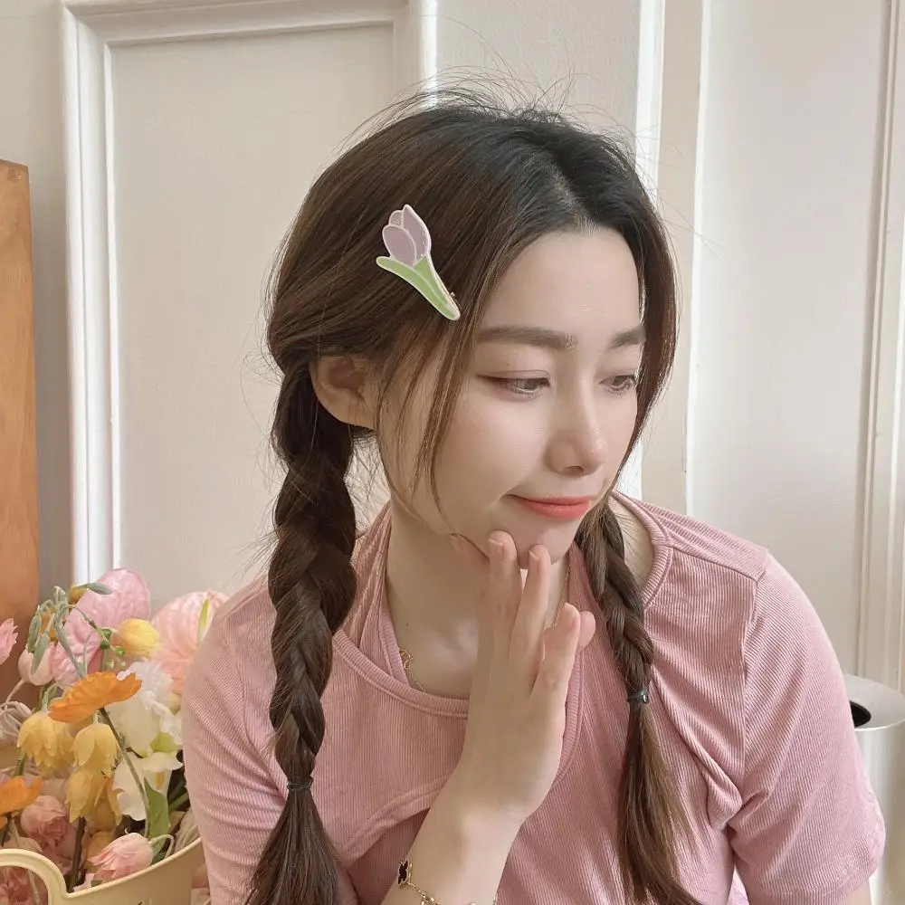 Vintage Elegant Flower Headwear For Girls Tulip Hair Clips Duckbill Clips Korean Hairpins Women Barrettes
Vintage Elegant Flower Headwear For Girls Tulip Hair Clips Duckbill Clips Korean Hairpins Women Barrettes