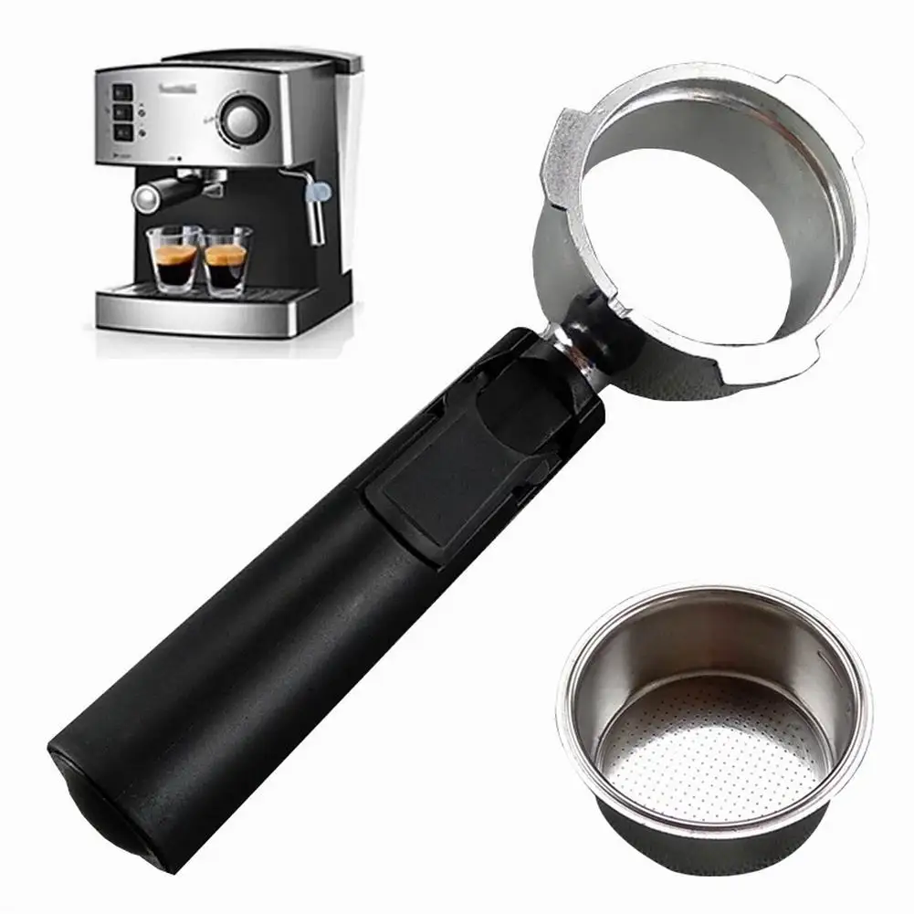 51mm Coffee Bottomless Portafilter Stainless Steel Coffee Machine Replacement Filter Basket Espresso Tool Coffee Accessories
51mm Coffee Bottomless Portafilter Stainless Steel Coffee Machine Replacement Filter Basket Espresso Tool Coffee Accessories