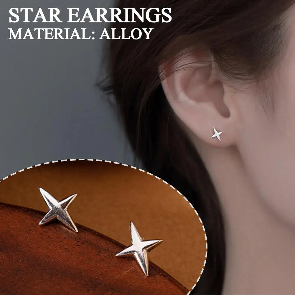 2023 Fashion Silver Color Cross Star Zircon Stud Earrings for Women Girl Korean Four-Pointed Star Personality Earrings Jewe P1W8
2023 Fashion Silver Color Cross Star Zircon Stud Earrings for Women Girl Korean Four-Pointed Star Personality Earrings Jewe P1W8