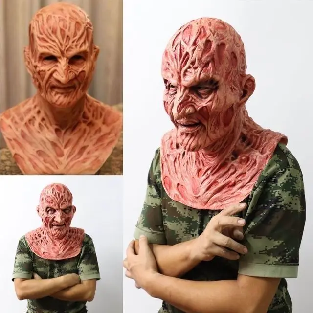 Scary Latex Headgear Cosplay Props Killers Jason Mask For The Halloween Toys Party Costume Freddy Krueger Horror Realistic Gift
Scary Latex Headgear Cosplay Props Killers Jason Mask For The Halloween Toys Party Costume Freddy Krueger Horror Realistic Gift