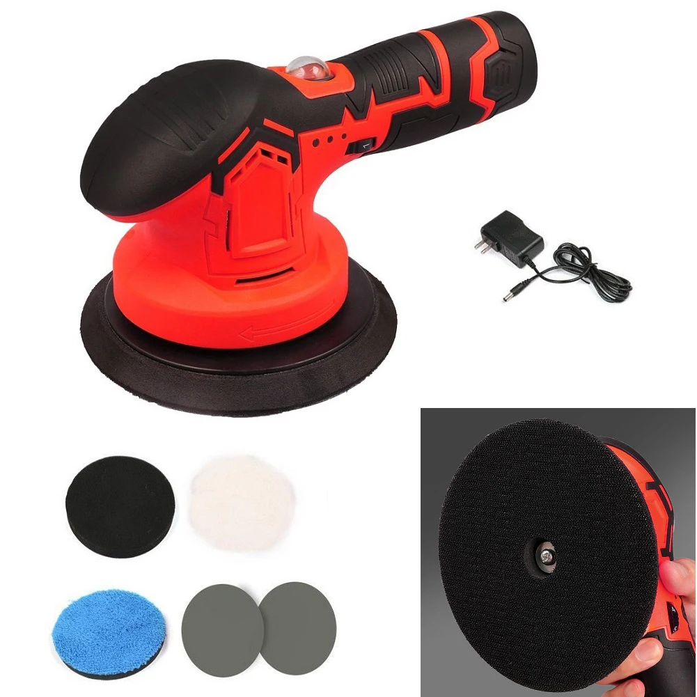 2000-5000RPM Wireless Car Polishing Machine 6inch Cordless Buffer Polisher 6 Variable Speed Sander Electric Polishing Wax Tool
2000-5000RPM Wireless Car Polishing Machine 6inch Cordless Buffer Polisher 6 Variable Speed Sander Electric Polishing Wax Tool