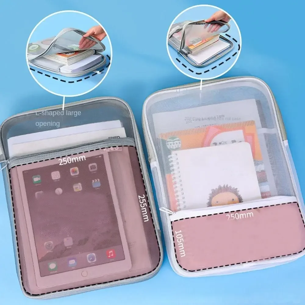 1pcs Mesh Zipper File Storage Bags Large Capacity Pocket Folders Student Stationery Multifunctional Document Bag School Supplies
1pcs Mesh Zipper File Storage Bags Large Capacity Pocket Folders Student Stationery Multifunctional Document Bag School Supplies