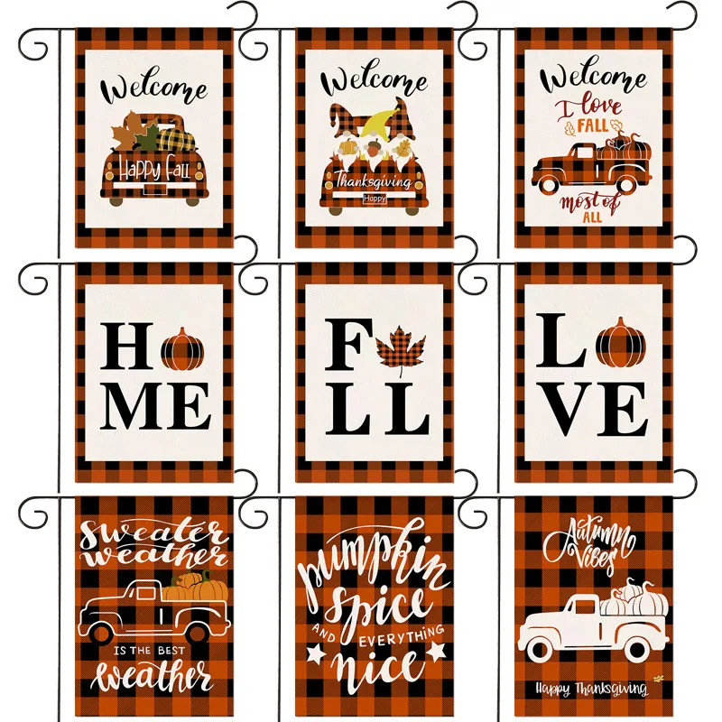 Garden Flag Fallen Leaves Autumn Pumpkin Outdoor Decoration Lawn Decor 30*45CM(11.81IN*17.71IN)
Garden Flag Fallen Leaves Autumn Pumpkin Outdoor Decoration Lawn Decor 30*45CM(11.81IN*17.71IN)