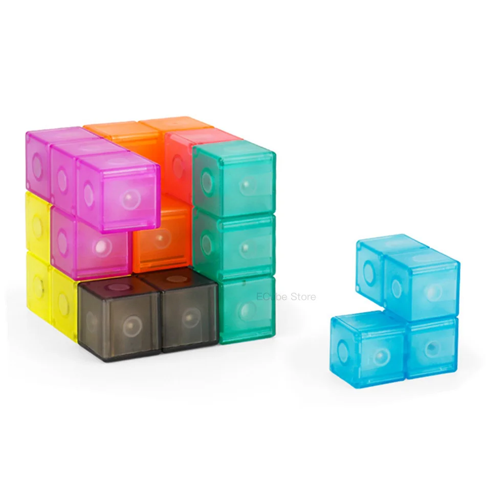 

[ECube] Moyu Meilong Ruban Magnetic Cube 3D Twist building blocks Puzzle Cubing Classroom Speed Cubes For Kids