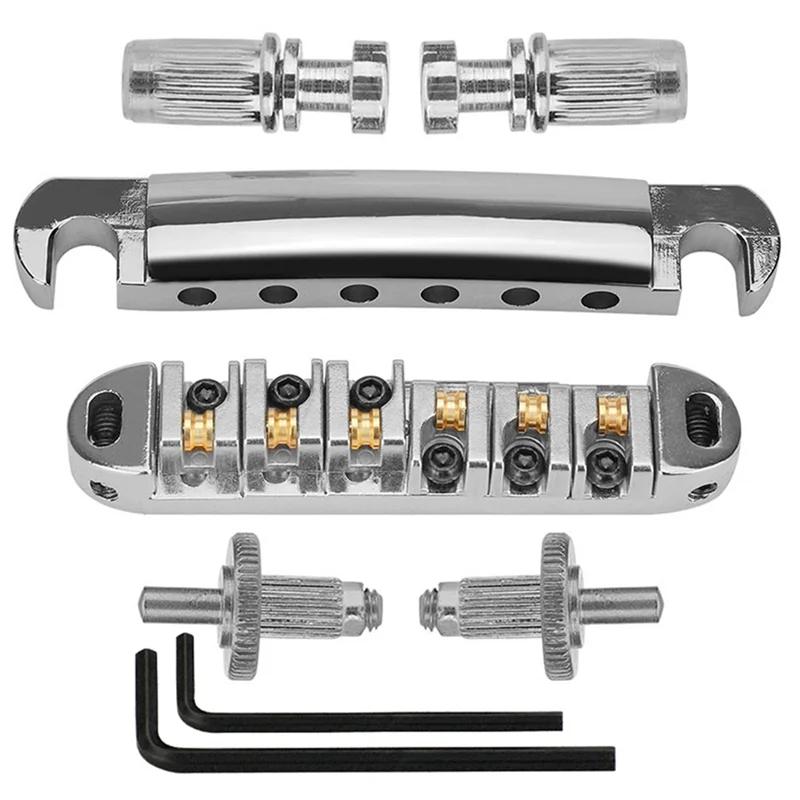 1 Набор из 6-струнной струнной гитары Tune-O- Bridge и Tailpiece С стоечками для электрогитары SG LP, серебристый
1 Набор из 6-струнной струнной гитары Tune-O- Bridge и Tailpiece С стоечками для электрогитары SG LP, серебристый