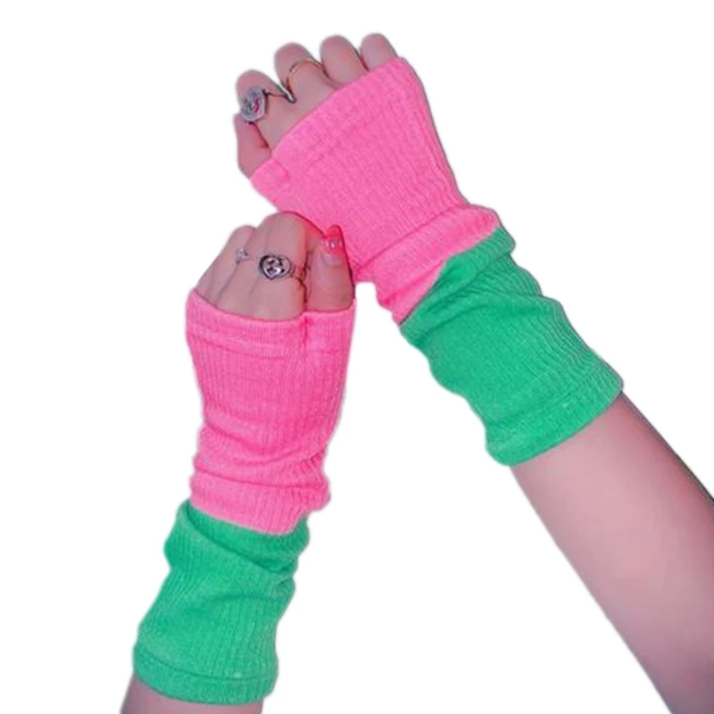 Long Fingerless Gloves Winter Warm Knit Arm Warmer with Thumb Hole for Women M6CD
Long Fingerless Gloves Winter Warm Knit Arm Warmer with Thumb Hole for Women M6CD