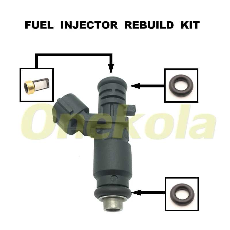 

Fuel Injector Service Repair Kit Filters Orings Seals Grommets for Volkswagen Jetta models Sagitar Pentium B50 OEM 06A906031CN