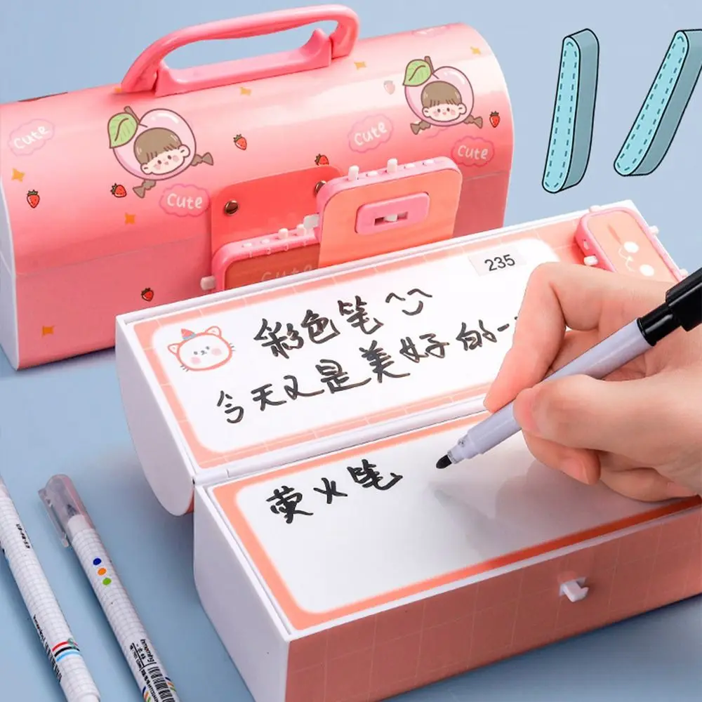 Children Korean Style Large Capacity Stationery Case Desktop Storage Case Pen Case With Password Lock Student Pencil Case
Children Korean Style Large Capacity Stationery Case Desktop Storage Case Pen Case With Password Lock Student Pencil Case