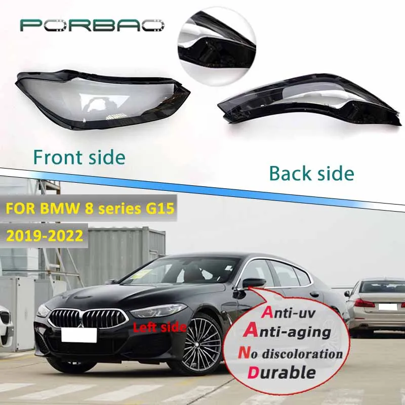 For BMW 8 Series G15 2019 2020 2021 2022 Lampshade Lamp Shade Front Headlight Cover Transparent Headlamp Shell Lens
For BMW 8 Series G15 2019 2020 2021 2022 Lampshade Lamp Shade Front Headlight Cover Transparent Headlamp Shell Lens