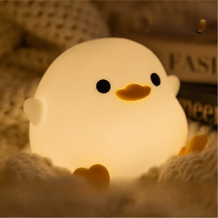 Doudou Duck Night Light Atmosphere Light Bedroom Bedside Lamp Usb Charging Sleep Pat Light Sensor Light
Doudou Duck Night Light Atmosphere Light Bedroom Bedside Lamp Usb Charging Sleep Pat Light Sensor Light