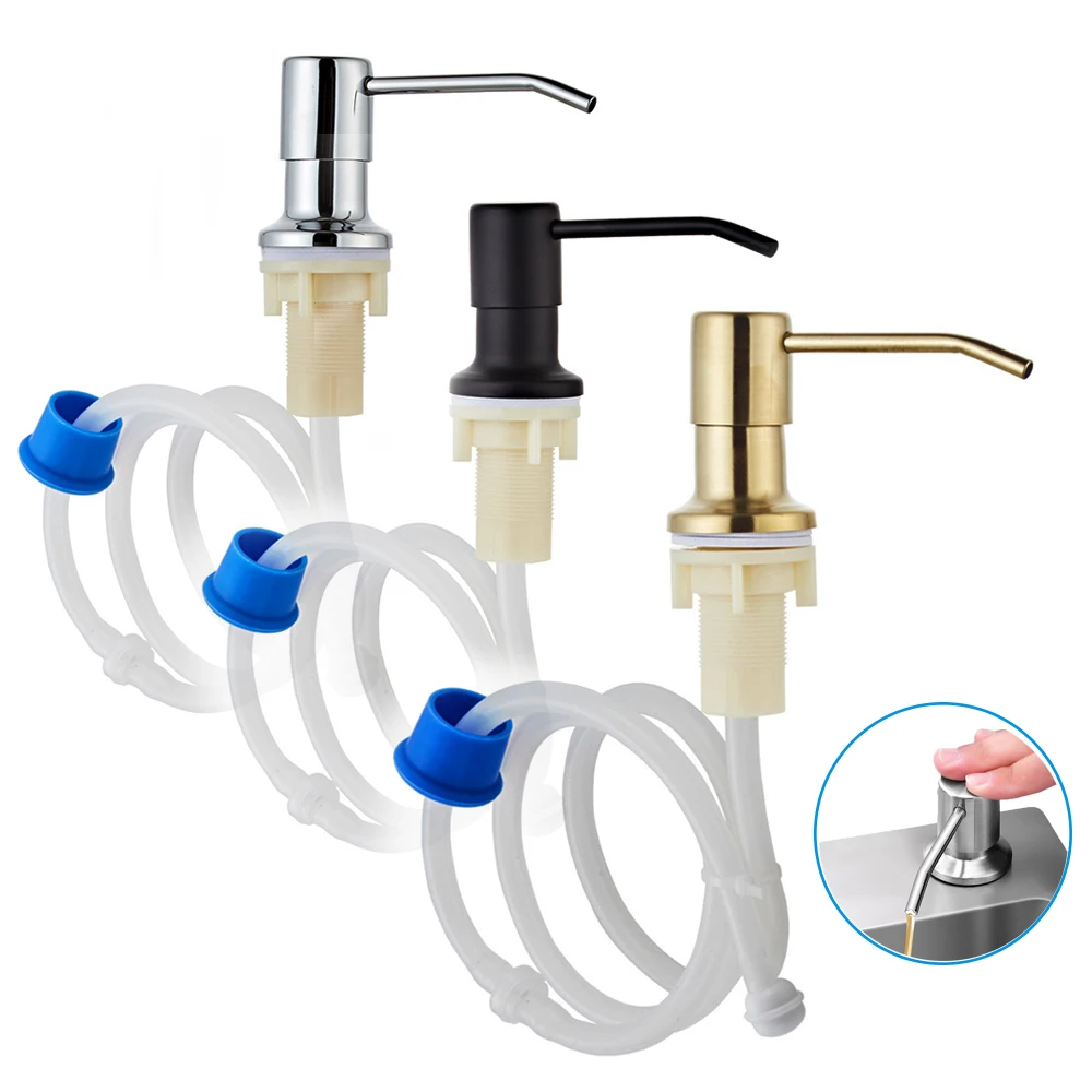 Upgrade Kitchen Sink Liquid Soap Dispenser Pump Nickle Golden Dish Wash Lotion Pump Silicone Tube Kit Under Deck Counter Tool
Upgrade Kitchen Sink Liquid Soap Dispenser Pump Nickle Golden Dish Wash Lotion Pump Silicone Tube Kit Under Deck Counter Tool