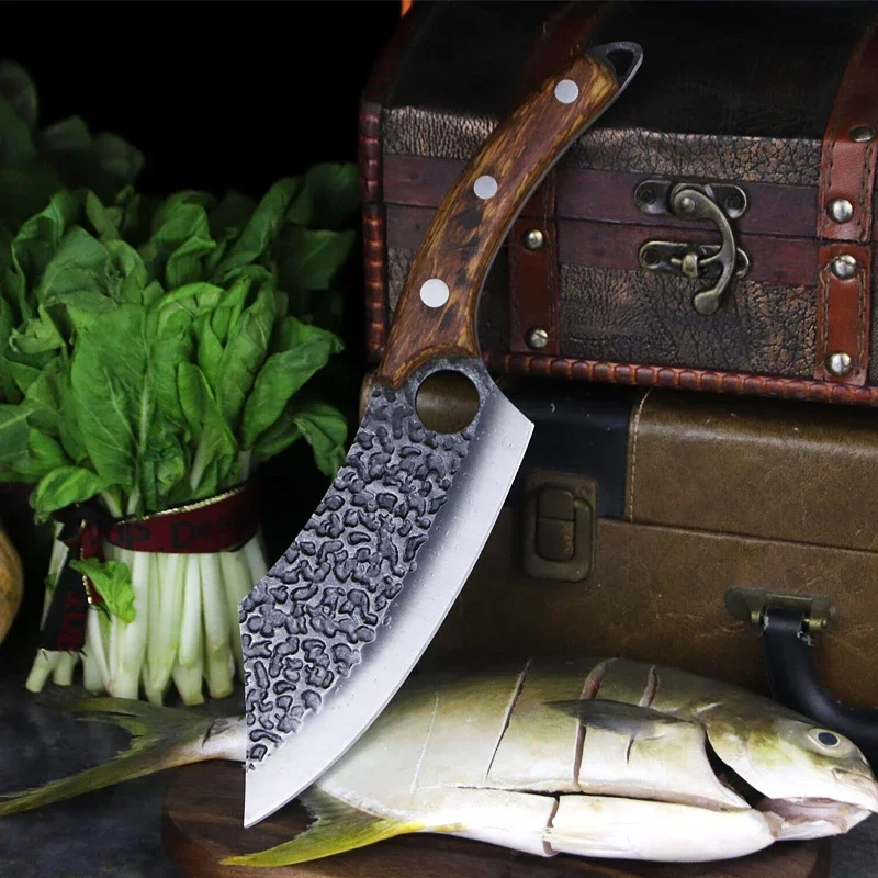 7" Japanese upgraded boning knife fish knife thickened yellow pear wooden handle sharp cutting knife outdoor picnic
7" Japanese upgraded boning knife fish knife thickened yellow pear wooden handle sharp cutting knife outdoor picnic