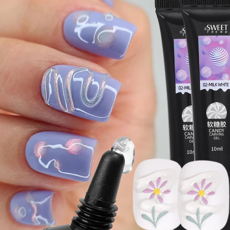 5D Pudding Nail Gel Tube Candy Emboss Painting Solid Gel Polish Painting Liner Texture Korean-Style Colorful DIY Nail Art Decor
5D Pudding Nail Gel Tube Candy Emboss Painting Solid Gel Polish Painting Liner Texture Korean-Style Colorful DIY Nail Art Decor