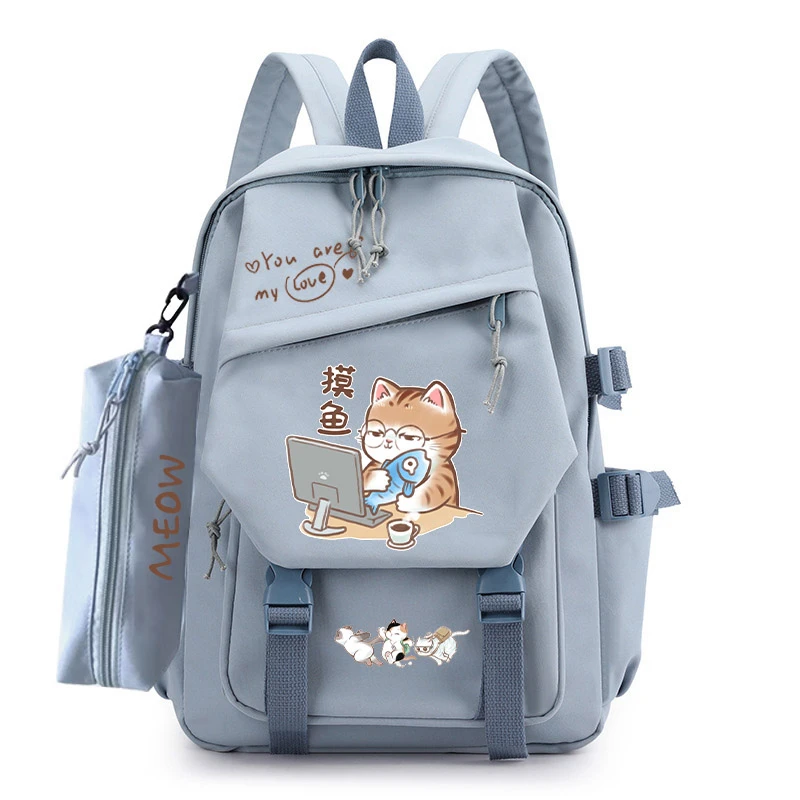 Funny Corporate Slave Cat School Girls Backpack School Bags For Teenage Multi Pockets Harajuku Cute Mochila
Funny Corporate Slave Cat School Girls Backpack School Bags For Teenage Multi Pockets Harajuku Cute Mochila