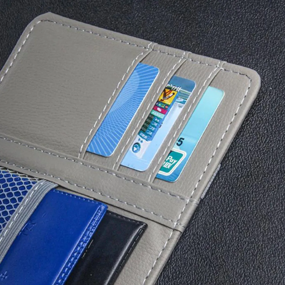 PU Car Sun Visor Pocket Organizer Pouch Bag Card Pen Glasses Storage Holder Space Saving Car Organiser For Sun Visors
PU Car Sun Visor Pocket Organizer Pouch Bag Card Pen Glasses Storage Holder Space Saving Car Organiser For Sun Visors