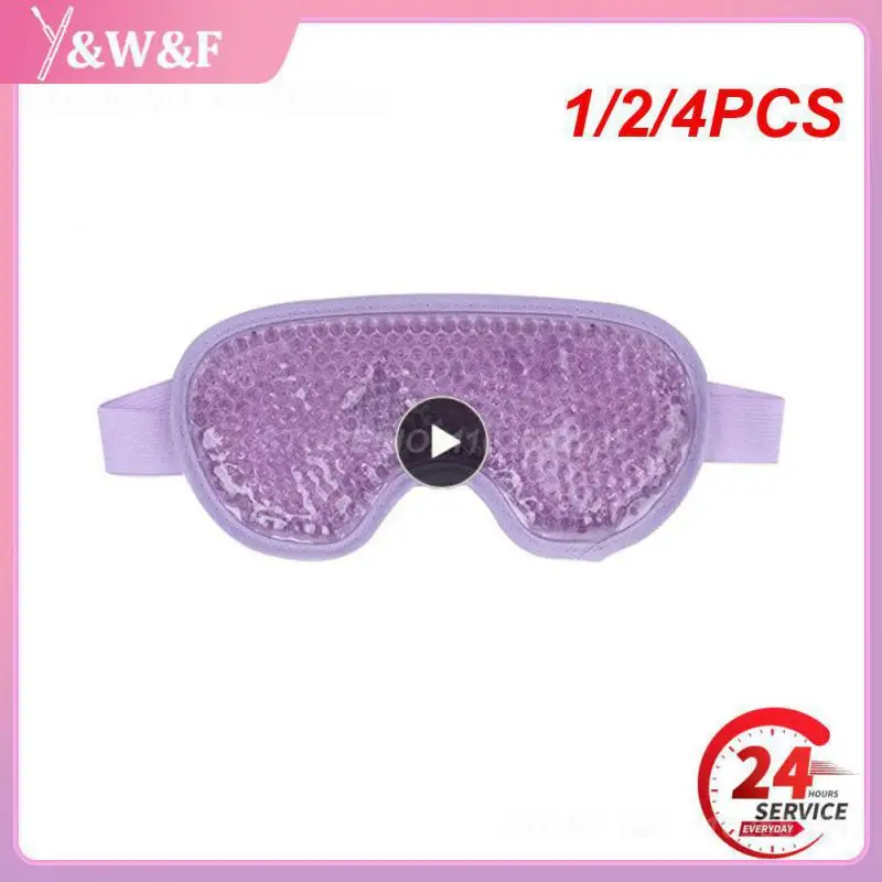 

1/2/4PCS New Gel Eye Mask Reusable Beads for Hot Cold Therapy Soothing Relaxing Beauty Gel Eye Mask Sleeping Ice Goggles